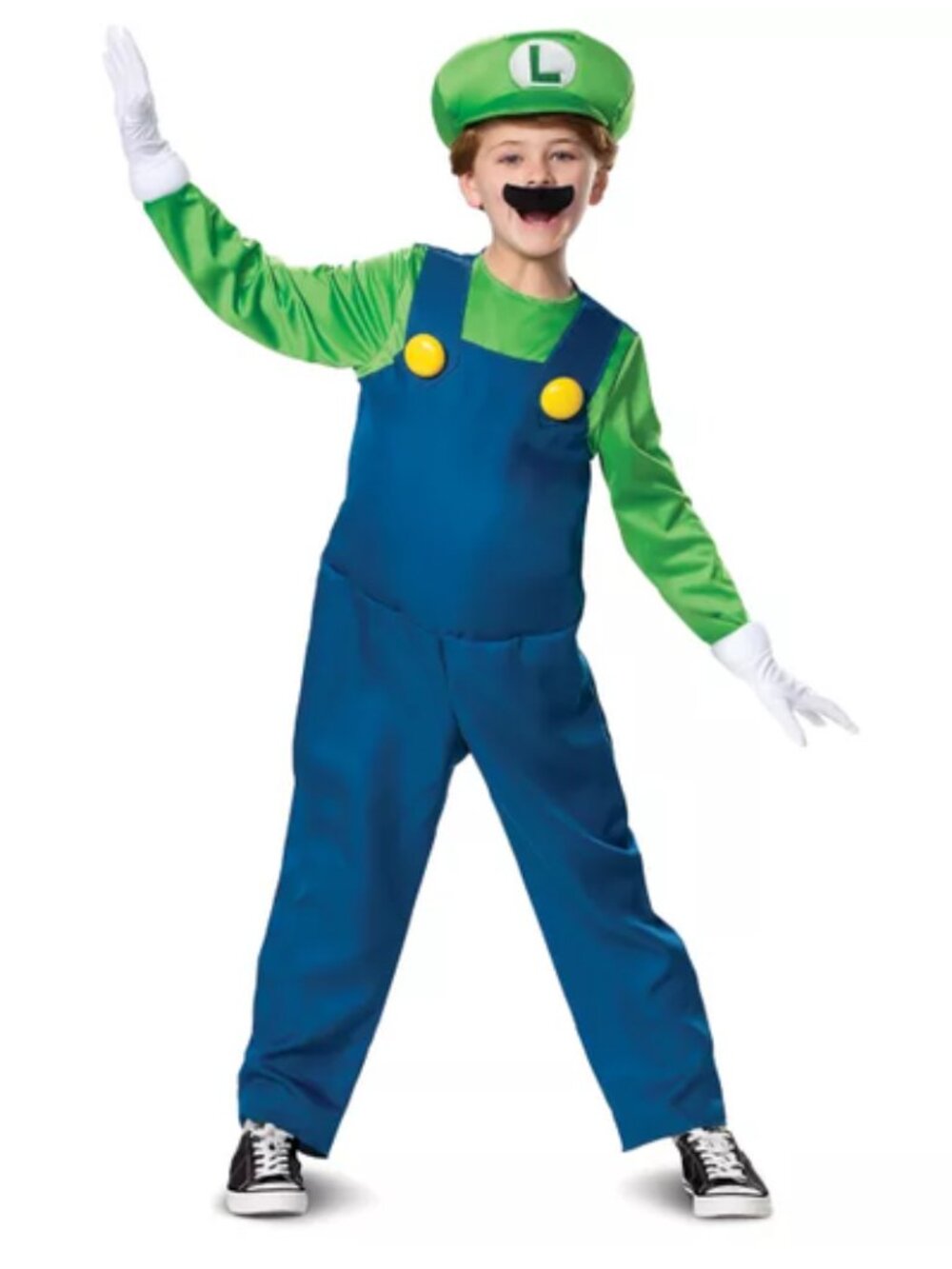 Disguise Super Mario Brothers Luigi Costume Sz. S (2T) NWT